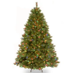7.5' Winchester Pine Christmas Tree - Multi-Color Lights