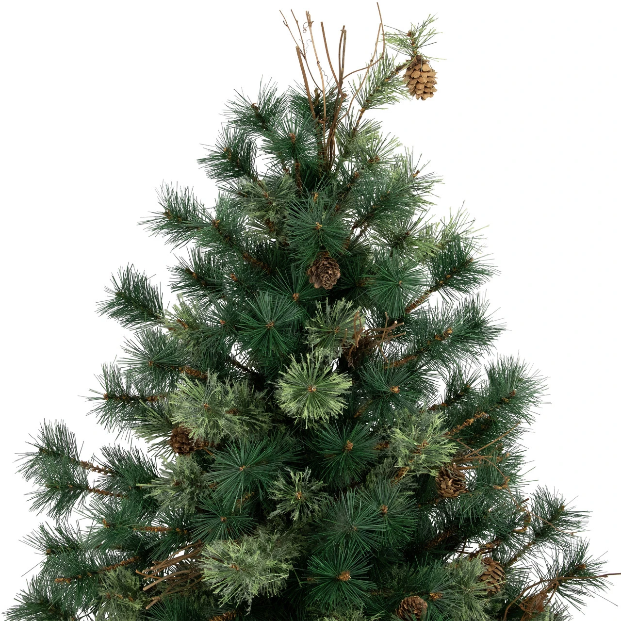 4' Country Mixed Pine Artificial Christmas Wall Or Door Tree - Unlit 3 4' Country Mixed Pine Artificial Christmas Wall Or Door Tree - Unlit - Image 3