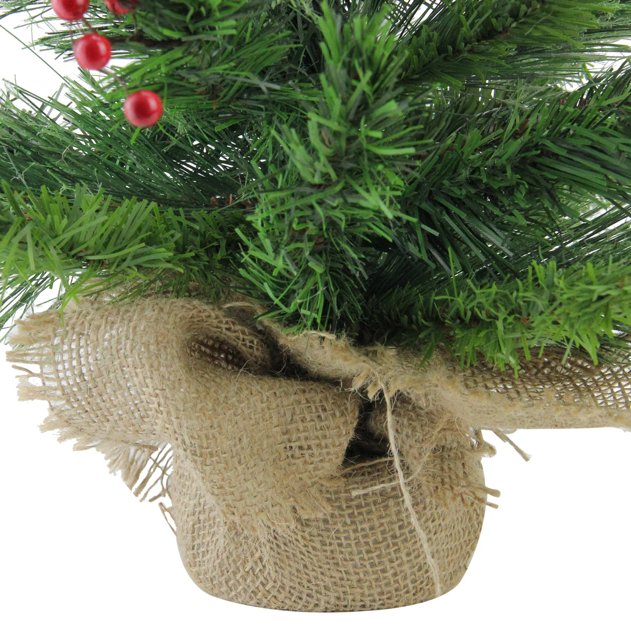24" Mixed Cashmere Berry Pine Medium Artificial Christmas Tree - Unlit 5 24" Mixed Cashmere Berry Pine Medium Artificial Christmas Tree - Unlit - Image 5