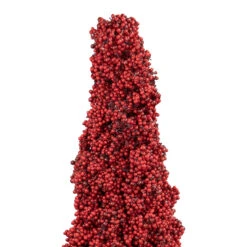 50" Red Berry Cone Potted Christmas Topiary -Xmas Trees Shop allstate zbp078 re 2new 61231.1667643794