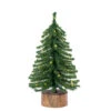 18" Pre-Lit Battery Operated Artificial DownSwept Mini Christmas Tree - Clear LED Lights