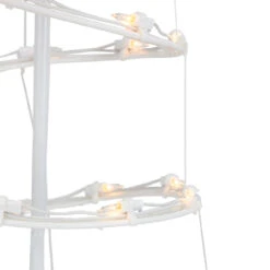 4ft Lighted Spiral Cone Tree Outdoor Christmas Decoration, Clear Lights -Xmas Trees Shop brightstar masswhiteicicle plug202 79020.1667528781