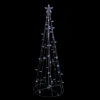 5' Pure White LED Lighted Cone Tree Outdoor Christmas Decoration