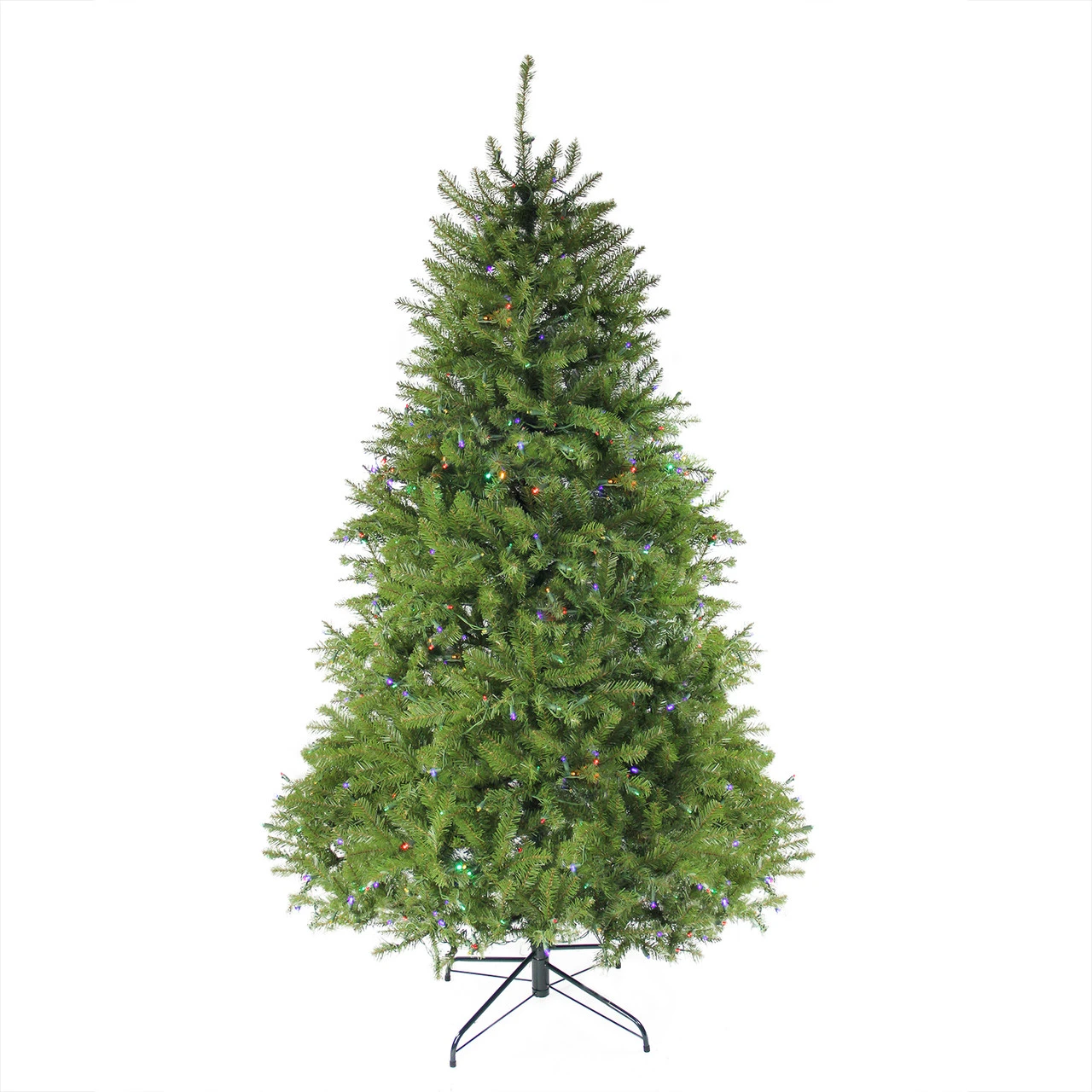 7.5' Pre-Lit Full Northern Pine Artificial Christmas Tree - Multicolor LED Lights 2 7.5' Pre-Lit Full Northern Pine Artificial Christmas Tree - Multicolor LED Lights - Image 2