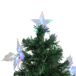3' Pre-Lit Medium Fiber Optic Floral Artificial Christmas Tree - Multi-Color Lights -Xmas Trees Shop dak gdg 09003f 2 62480.1667491055