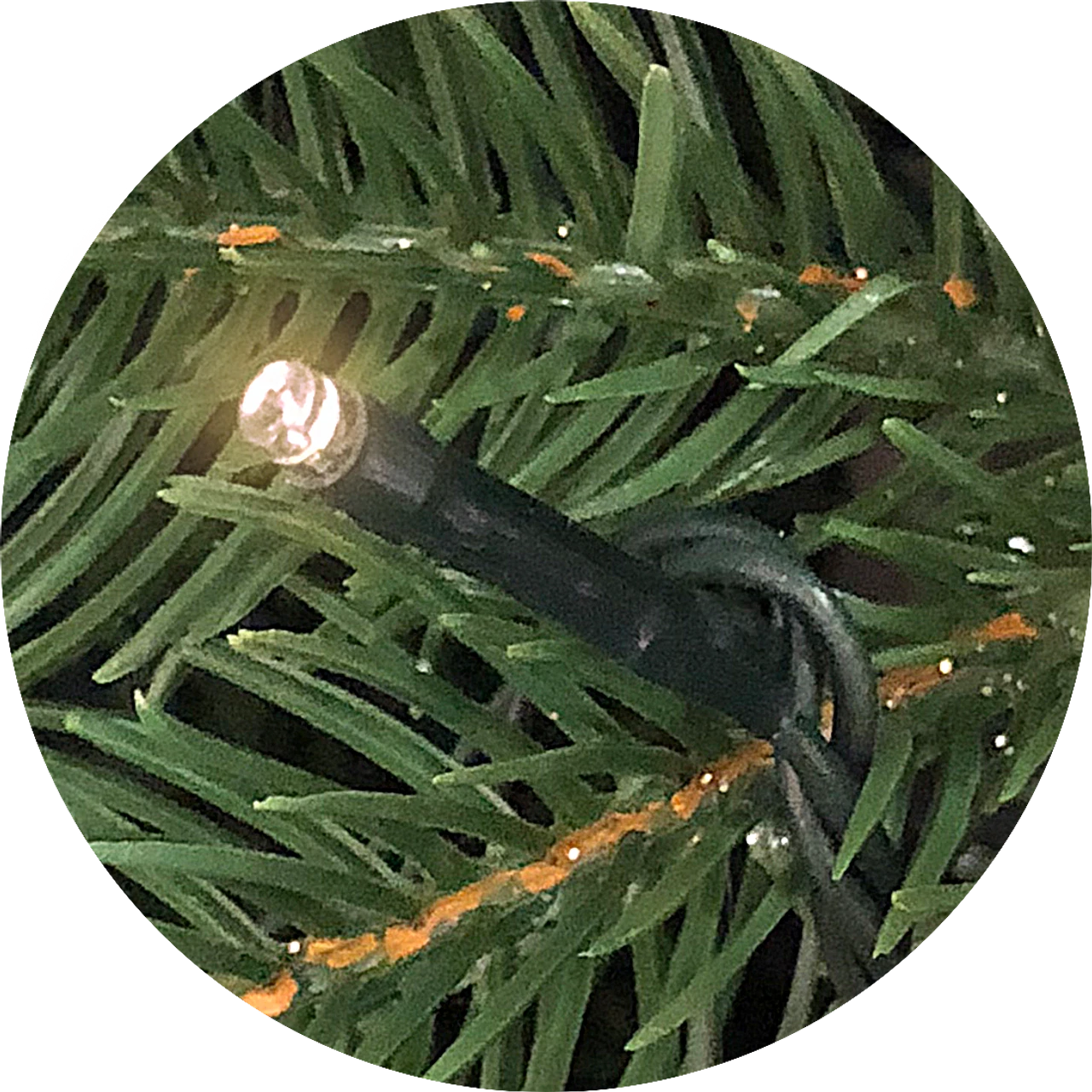 7.5' Pre-Lit Natural Artificial Christmas Tree – Warm White LED Lights 2 7.5' Pre-Lit Natural Artificial Christmas Tree – Warm White LED Lights - Image 2