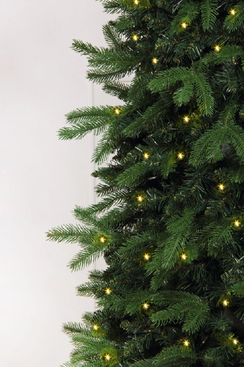 7.5' Pre-Lit Natural Artificial Christmas Tree – Warm White LED Lights 3 7.5' Pre-Lit Natural Artificial Christmas Tree – Warm White LED Lights - Image 3