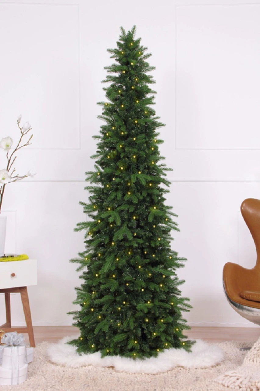 7.5' Pre-Lit Natural Artificial Christmas Tree – Warm White LED Lights 4 7.5' Pre-Lit Natural Artificial Christmas Tree – Warm White LED Lights - Image 4