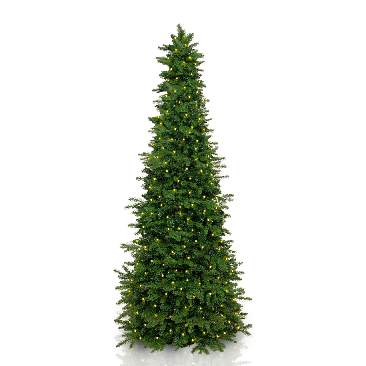 7.5' Pre-Lit Natural Artificial Christmas Tree – Warm White LED Lights 1 7.5' Pre-Lit Natural Artificial Christmas Tree – Warm White LED Lights