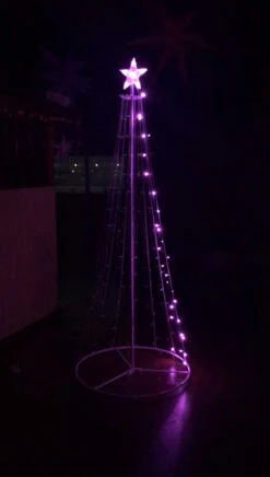 6.75' Multi-Function Timed LED Tree - 252 RGB LED With Remote 5 6.75' Multi-Function Timed LED Tree - 252 RGB LED With Remote -Xmas Trees Shop dhine 37512 3 74387.1667518751