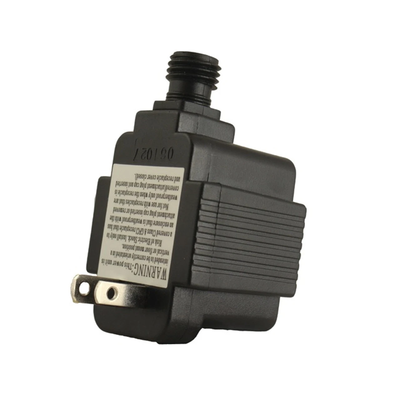 Black UL Adapter For LED Lighted Dripping Icicle Christmas Light Tube Decor 1 Black UL Adapter For LED Lighted Dripping Icicle Christmas Light Tube Decor