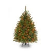 4.5’ Pre-Lit Dunhill Fir Artificial Christmas Tree - Multi-Color Lights
