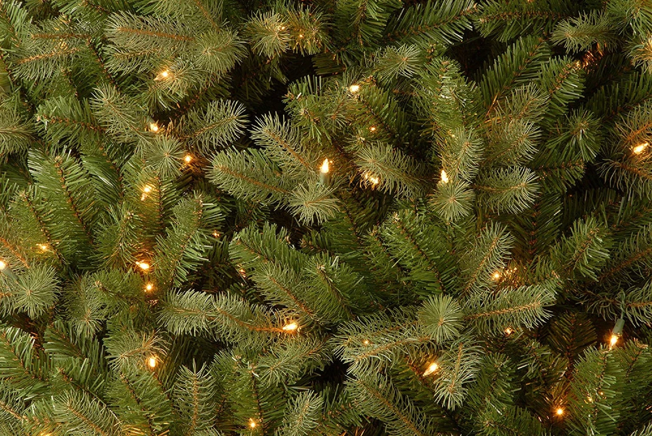6.5’ Pre-Lit Downswept Douglas Fir Artificial Christmas Tree - Clear Lights 2 6.5’ Pre-Lit Downswept Douglas Fir Artificial Christmas Tree - Clear Lights - Image 2