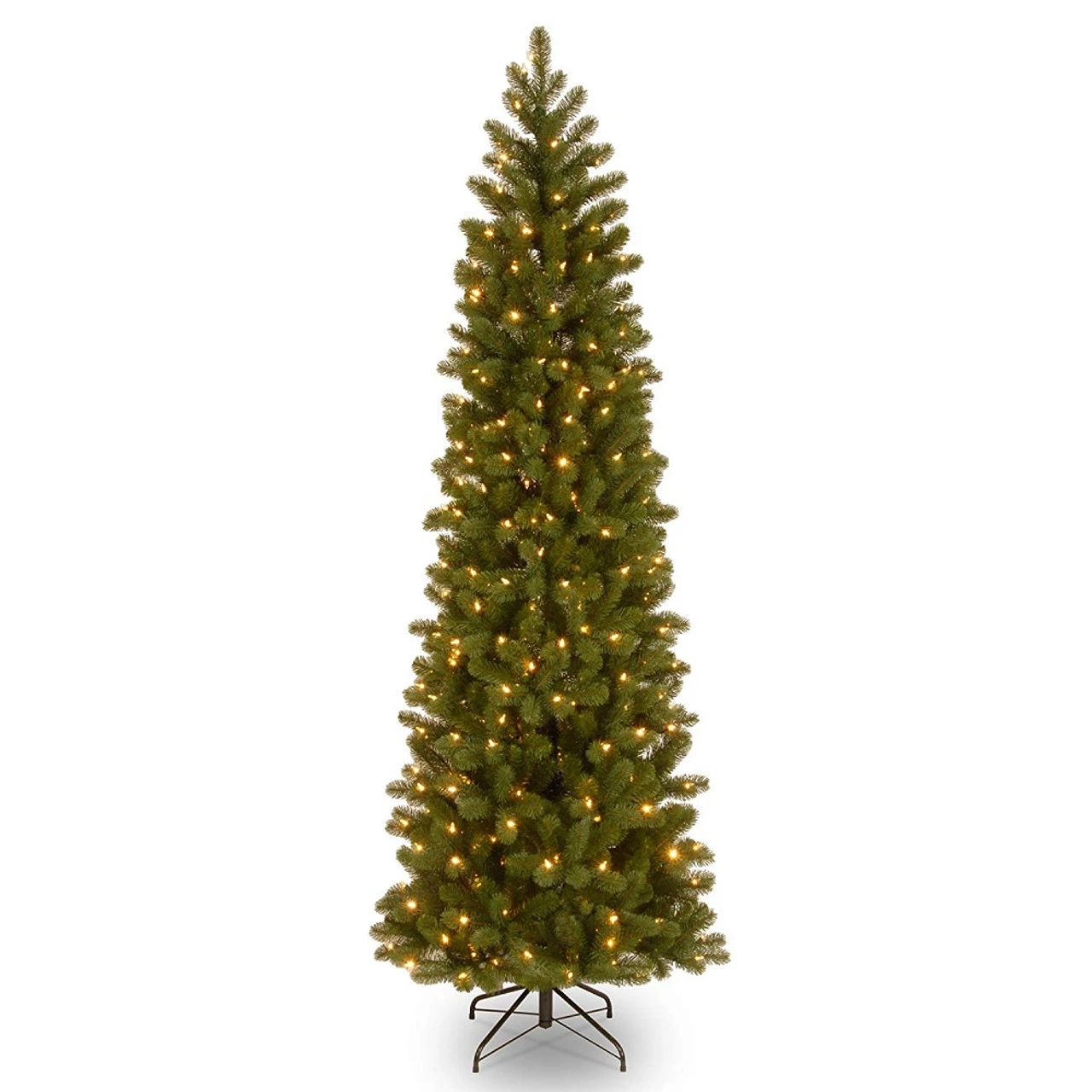 7.5’ Pre-Lit Downswept Douglas Slim Fir Artificial Christmas Tree - Clear Lights 1 7.5’ Pre-Lit Downswept Douglas Slim Fir Artificial Christmas Tree - Clear Lights