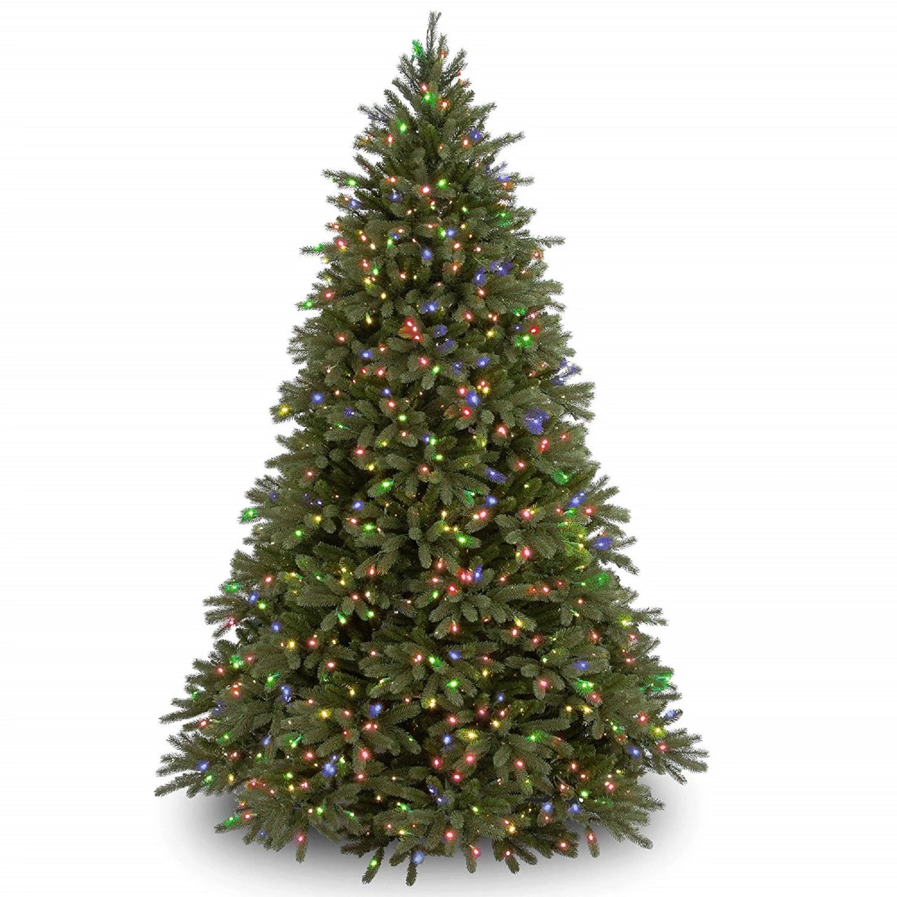7.5’ Pre-Lit Jersey Fraser Fir Artificial Christmas Tree - Multi-Color Lights 1 7.5’ Pre-Lit Jersey Fraser Fir Artificial Christmas Tree - Multi-Color Lights