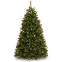 6.5’ Pre-Lit Rocky Ridge Pine Artificial Christmas Tree - Clear Lights