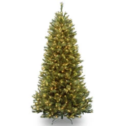 7.5β Pre-Lit Rocky Ridge Pine Artificial Christmas Tree β Clear Lights