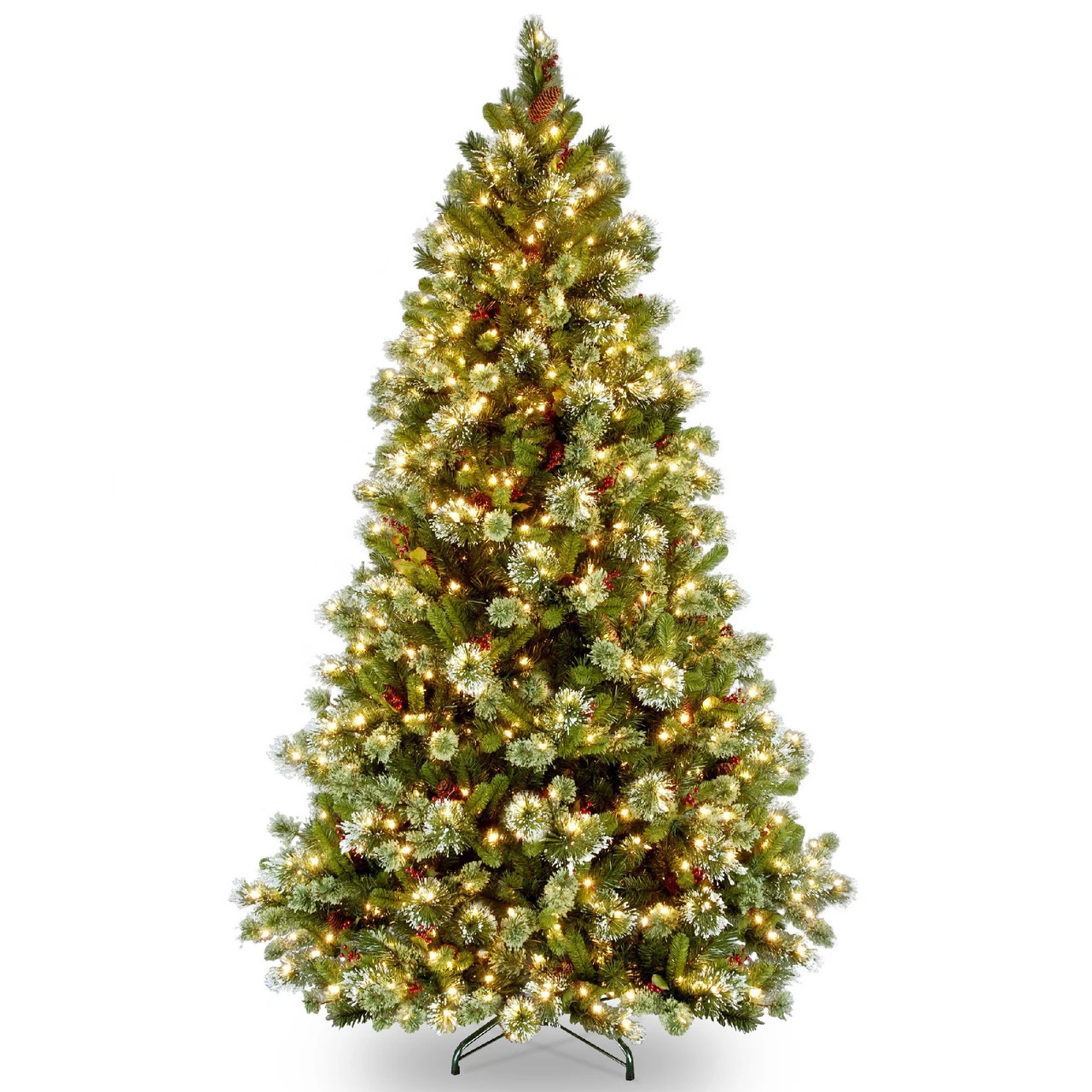 6.5’ Pre-Lit Wintry Pine Artificial Christmas Tree - Clear Lights 1 6.5’ Pre-Lit Wintry Pine Artificial Christmas Tree - Clear Lights