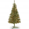 6’ Pre-Lit Canadian Grande Fir Artificial Christmas Tree – Clear Lights