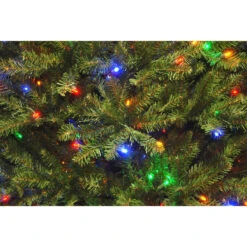 9’ Pre-Lit Full Dunhill Fir Artificial Christmas Tree – Multi-Color/Warm White LED Lights -Xmas Trees Shop dnat duh 300d 90 4 97330.1667643661