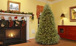 7.5’ Pre-Lit Dunhill Fir Artificial Christmas Tree – Dual Color LED Lights -Xmas Trees Shop dnat duh 330ld 75s 7 58092.1686079892