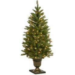 4β Pre-Lit Dunhill FirArtificial Christmas Tree β Clear Lights