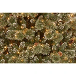 6.5’ Pre-Lit Glittery Pine Christmas Tree – Clear Lights -Xmas Trees Shop dnat gb3 304 65 5 51621.1667571960