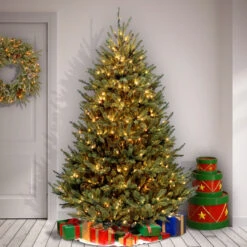 7.5’ Pre-Lit Natural Fraser Full Fir Artificial Christmas Tree - Clear Lights 5 7.5’ Pre-Lit Natural Fraser Full Fir Artificial Christmas Tree - Clear Lights -Xmas Trees Shop dnat naffmh1 75lo s1 3 94222.1667536027