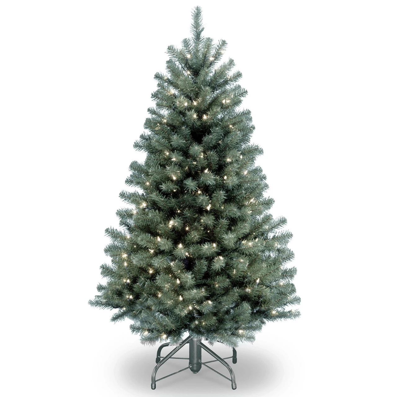 4.5’ Pre-Lit North Valley Spruce Artificial Christmas Tree - Clear Lights 1 4.5’ Pre-Lit North Valley Spruce Artificial Christmas Tree - Clear Lights