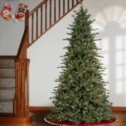 7.5’ Pre-Lit Buckingham Blue Spruce Christmas Tree – Clear Lights -Xmas Trees Shop dnat pebc2 307 75 3 56662.1667491084