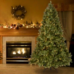7’ Pre-Lit Downswept Douglas Fir Artificial Christmas Tree - Clear Lights -Xmas Trees Shop dnat pedd1 312 70 3 90803.1667576104