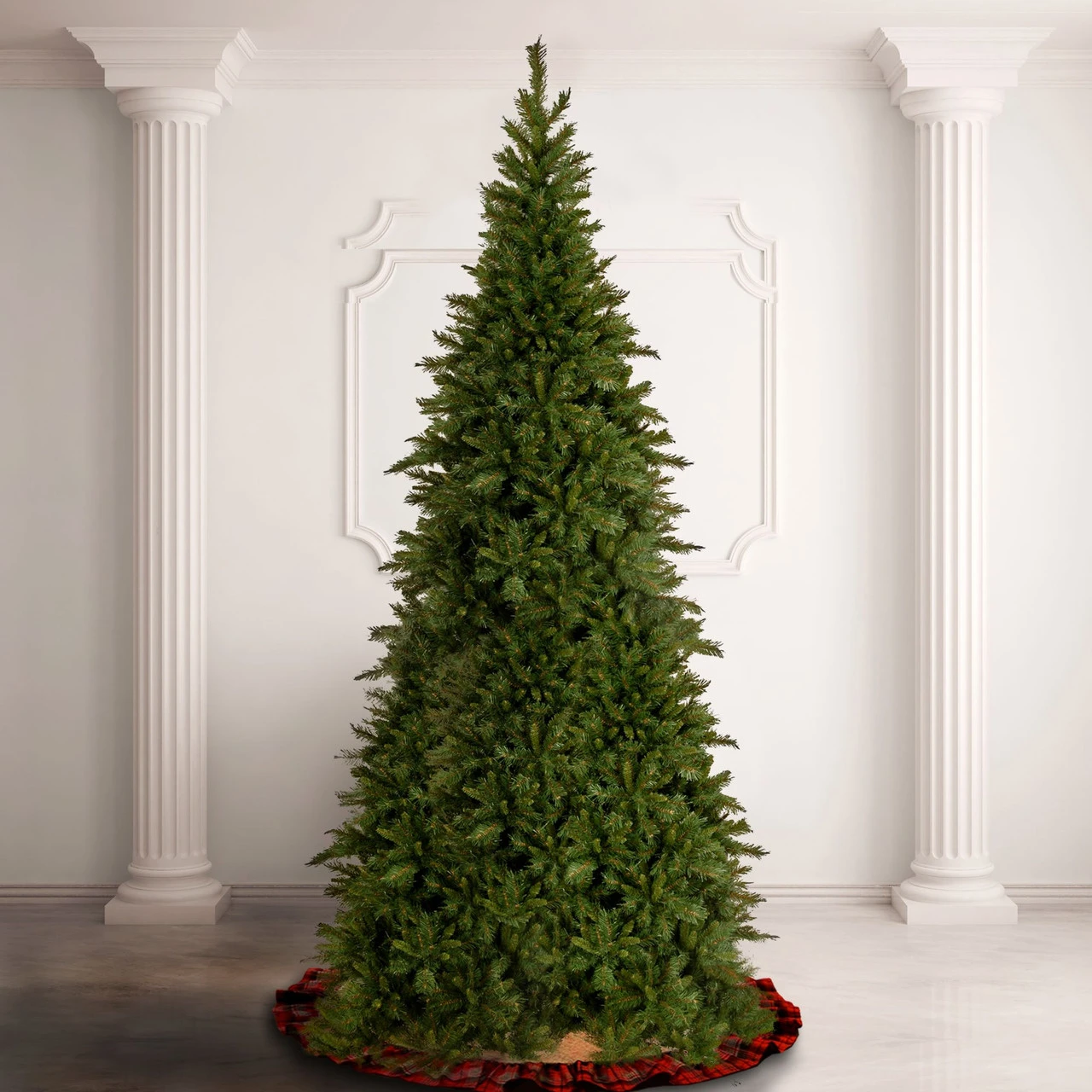 12 Ft. Tiffany Fir Slim Tree 2 12 Ft. Tiffany Fir Slim Tree - Image 2