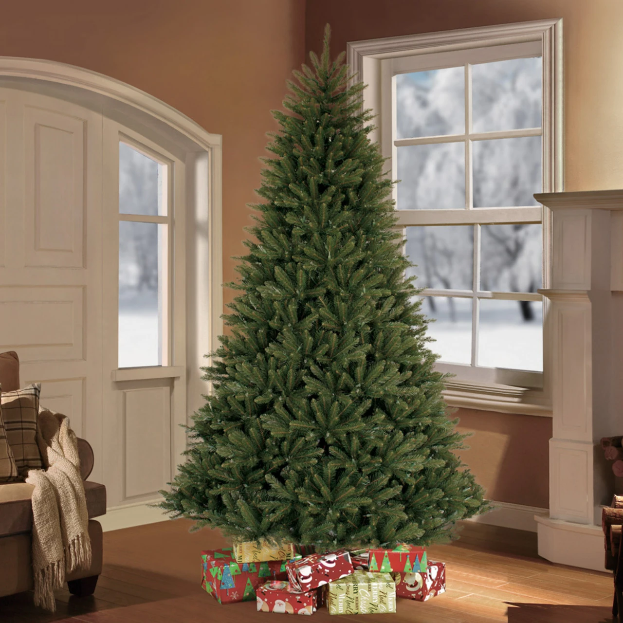 7’ Medium Fraser Fir Artificial Christmas Tree – Unlit 2 7’ Medium Fraser Fir Artificial Christmas Tree – Unlit - Image 2