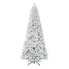 9' Flocked Virginia Pine Artificial Christmas Tree, Unlit