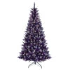 6.5 Pre-Lit Fashion Purple Artificial Christmas Tree With Clear Incandescent Lights