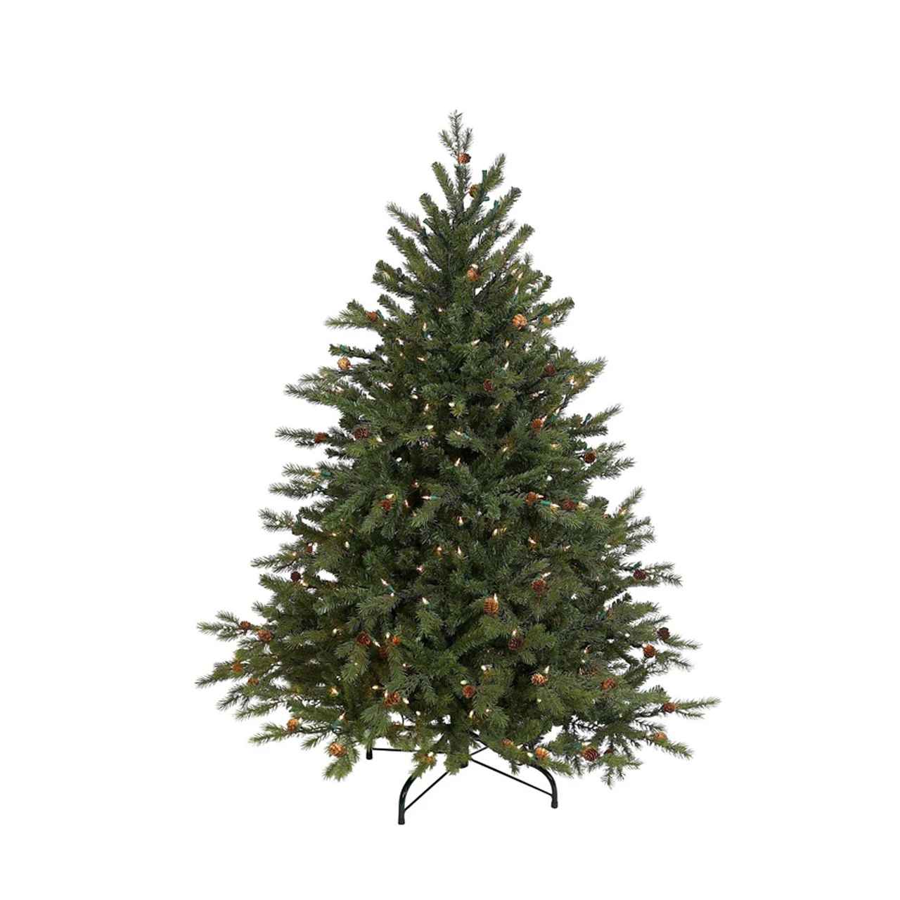 4.5' Pre-Lit Full Hunter Fir Artificial Christmas Tree - Clear Lights 1 4.5' Pre-Lit Full Hunter Fir Artificial Christmas Tree - Clear Lights