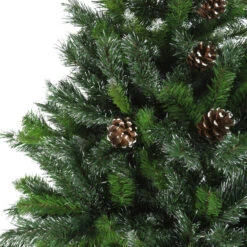 7' Full Snowy Delta Pine With Cones Artificial Christmas Tree, Unlit -Xmas Trees Shop hycxfp6eirhauneghge6cdbznk0rar2c 27350.1684869065