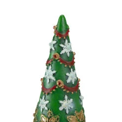 12" Brown And Green Domed Artificial Christmas Tree Tabletop Decor - Unlit -Xmas Trees Shop melrose 57562 2 49762.1667663683