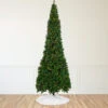 16' Pre-Lit Commercial Pendleton Spruce Slim Artificial Christmas Tree, Multicolor Lights