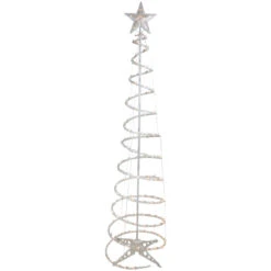 6' Pre-Lit Spiral Christmas Tree - Clear Lights