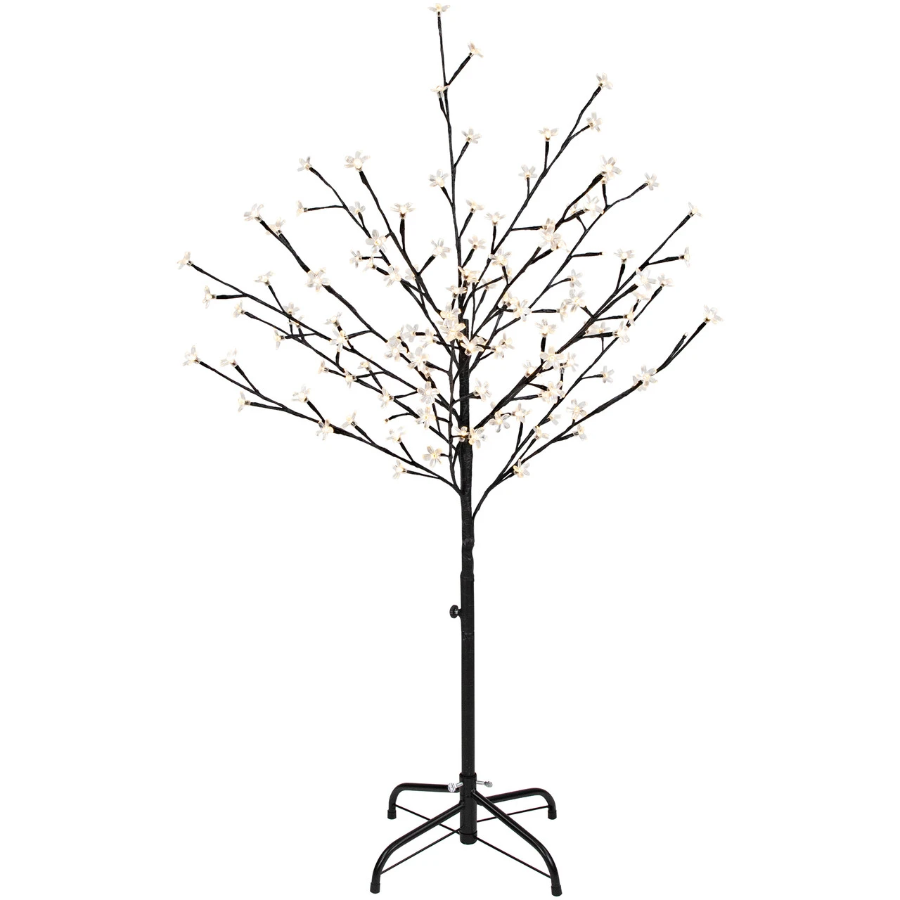 4' LED Lighted Cherry Blossom Flower Tree - Warm White Lights 3 4' LED Lighted Cherry Blossom Flower Tree - Warm White Lights - Image 3