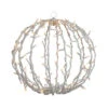 13" LED Lighted Christmas Hanging Ball Decoration – Warm White Lights