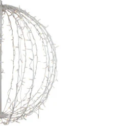 30" LED Lighted 3D Christmas Hanging Ball Decoration – Warm White Lights 7 30" LED Lighted 3D Christmas Hanging Ball Decoration – Warm White Lights -Xmas Trees Shop northlight a90264 2 49244.1686673570