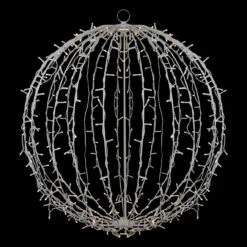 30" LED Lighted 3D Christmas Hanging Ball Decoration – Warm White Lights 8 30" LED Lighted 3D Christmas Hanging Ball Decoration – Warm White Lights -Xmas Trees Shop northlight a90264 on20black 60901.1686673570