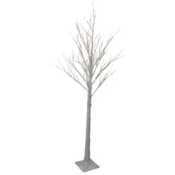 6' Lighted Christmas White Birch Twig Tree Outdoor Decoration - Warm White LED Lights -Xmas Trees Shop northlight a90269 1 29526.1667510332
