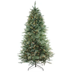 7.5' Pre-Lit Washington Frasier Artificial Christmas Tree - Clear Dura-Lit Lights