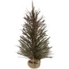 2' Green And Brown Warsaw Twig Artificial Christmas Tree With Burlap Base - Unlit