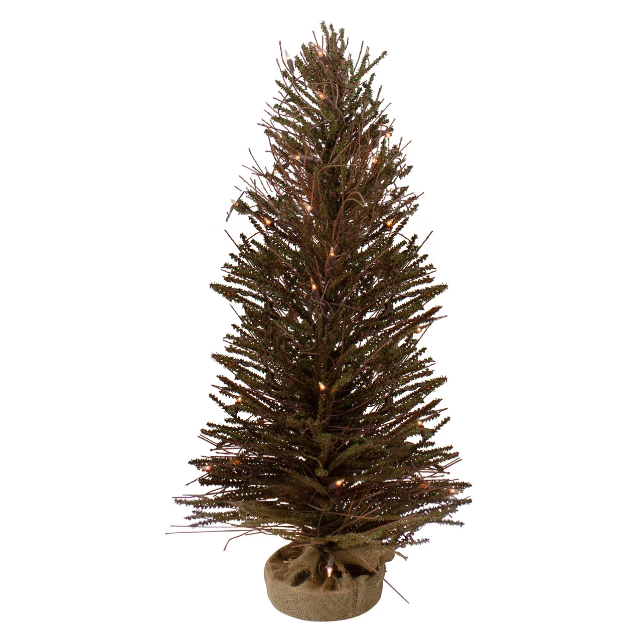 3' Pre-Lit Warsaw Twig Artificial Christmas Tree - Clear Lights 1 3' Pre-Lit Warsaw Twig Artificial Christmas Tree - Clear Lights