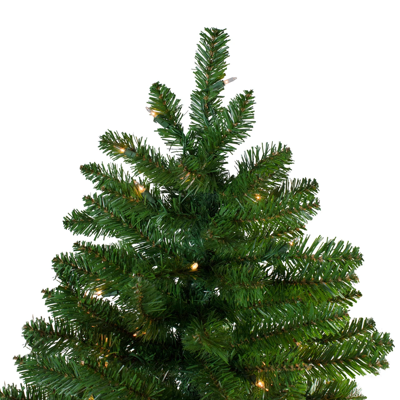 9' Pre-Lit Everett Pine Slim Artificial Christmas Tree, Clear Lights 4 9' Pre-Lit Everett Pine Slim Artificial Christmas Tree, Clear Lights - Image 4