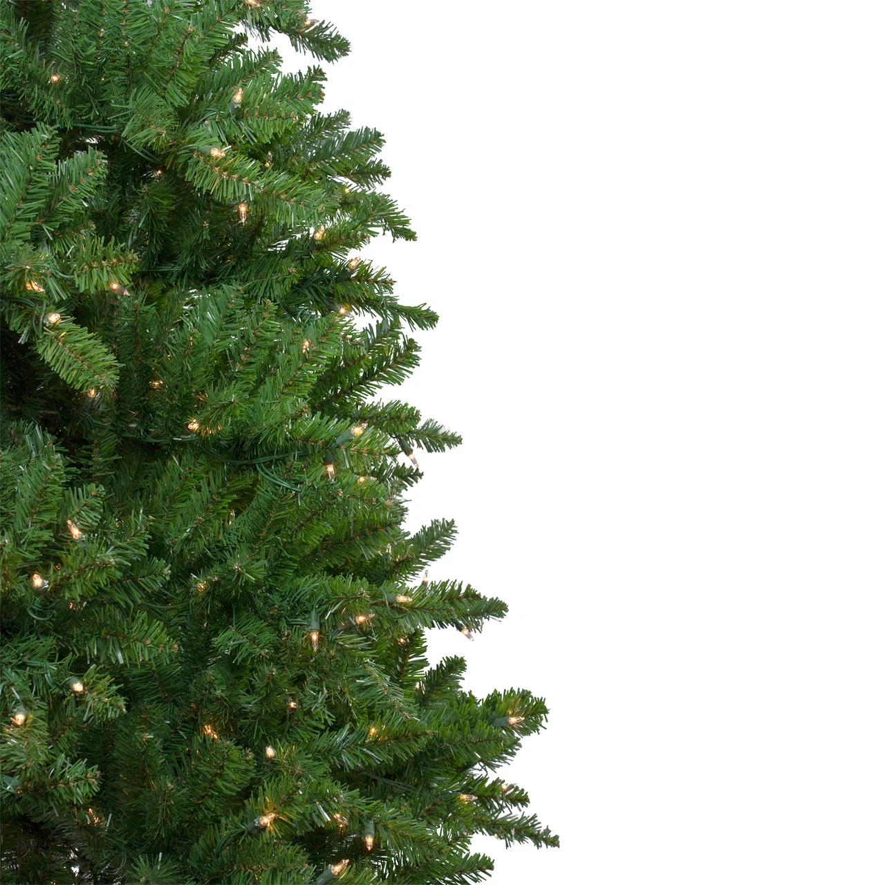 9' Pre-Lit Everett Pine Slim Artificial Christmas Tree, Clear Lights 5 9' Pre-Lit Everett Pine Slim Artificial Christmas Tree, Clear Lights - Image 5
